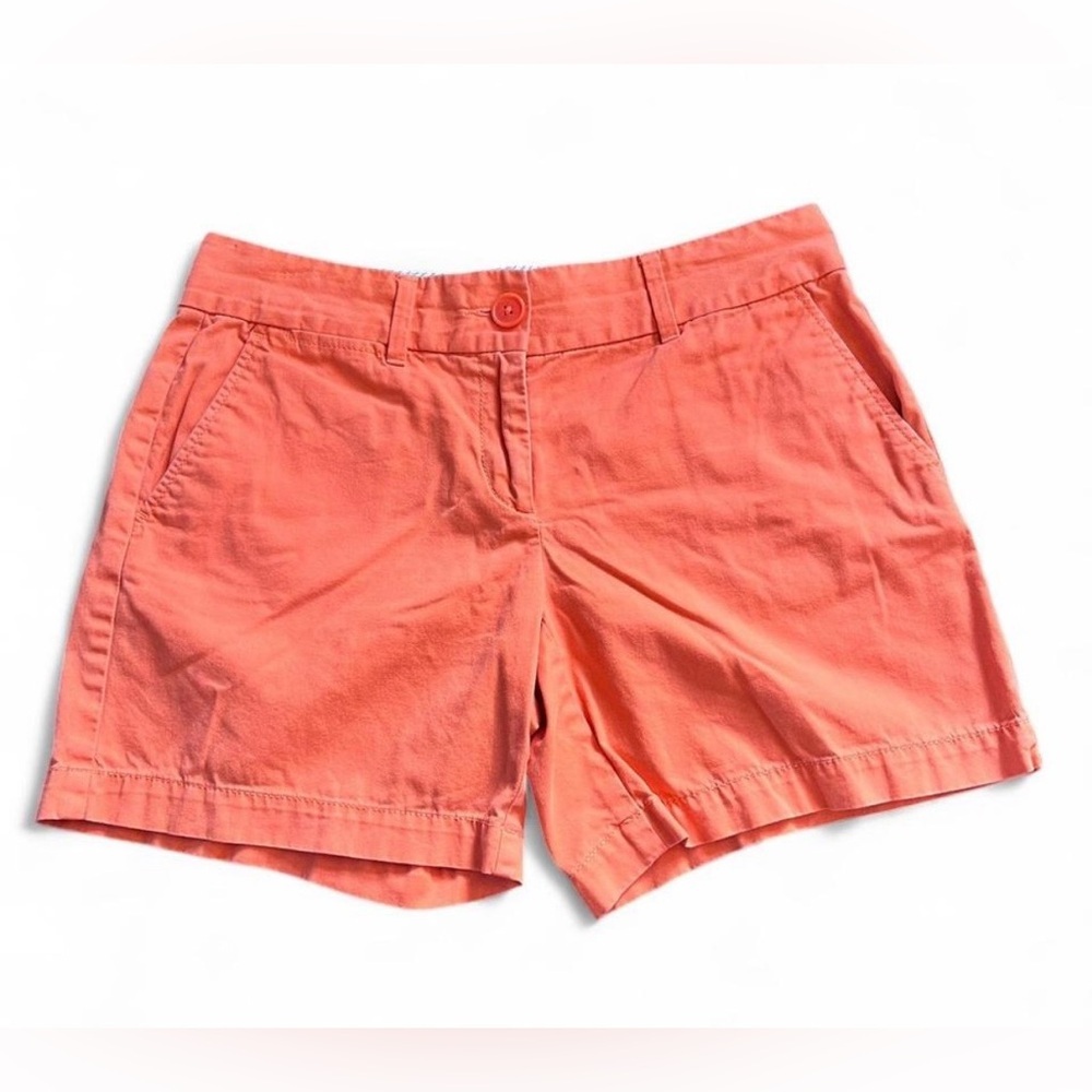 LOFT Vibrant Coral Women's Shorts 100% Cotton Spring Easter Vacation Size 2